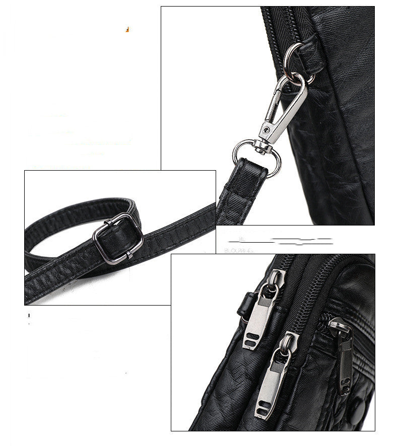 Fashionable Strapped Shoulder Mobile Phone Bag