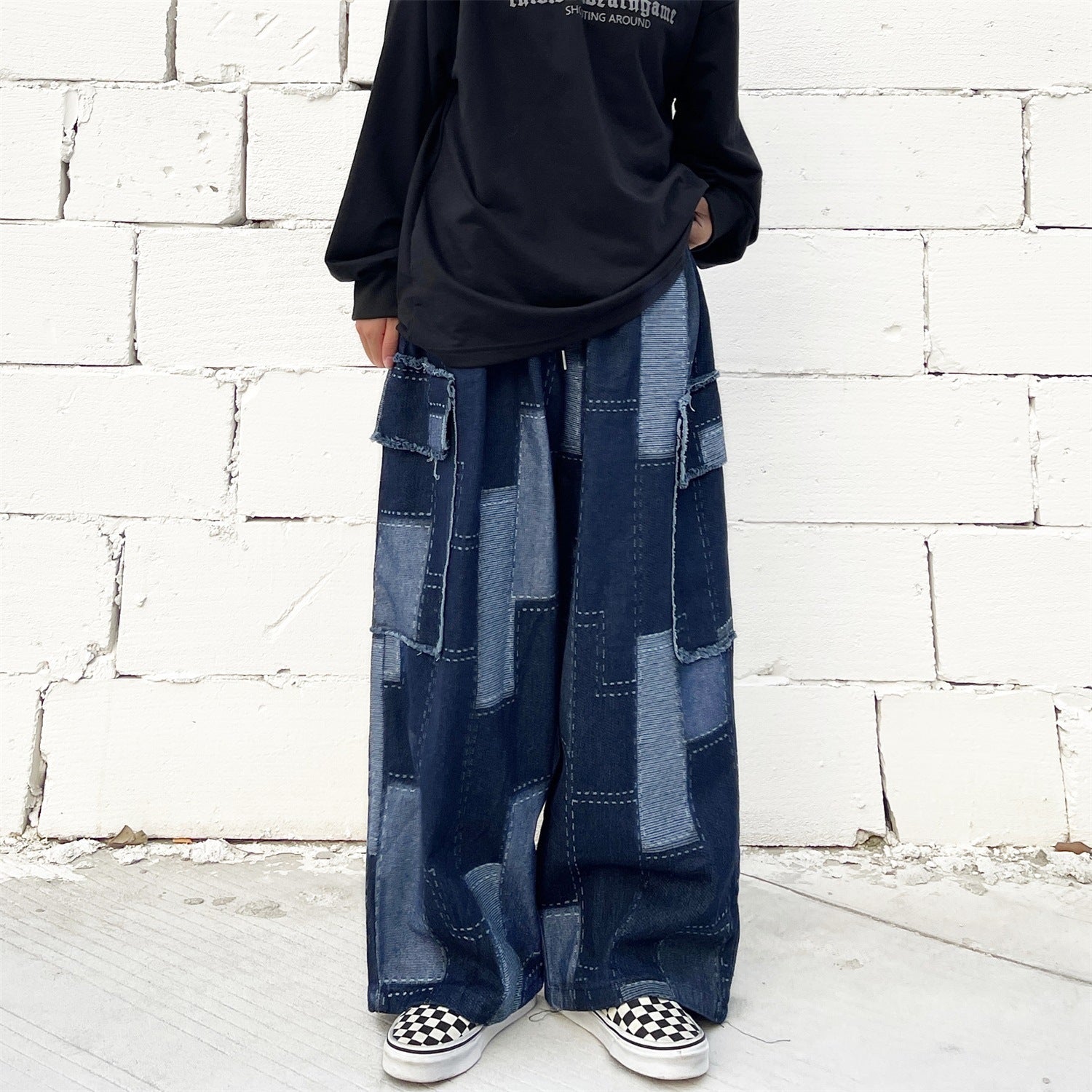 Vintage Loose Wide Leg Pants Town Jeans