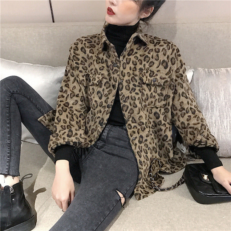 Voguish Looks Leopard Jacket