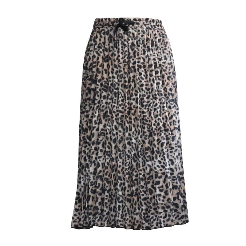 Wardrobe Staple Leopard Print Maxi Skirt