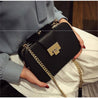 Sea Blue Mall Elegant Wide Messenger Hand Bag with Zippers & Metal Buckle Branded Hand Bags clutch handbag designer handbags Handbag For Women handbags Handbags Bags Luxury Handbags Bags Designer Messenger  bag SeaBlueMall.com