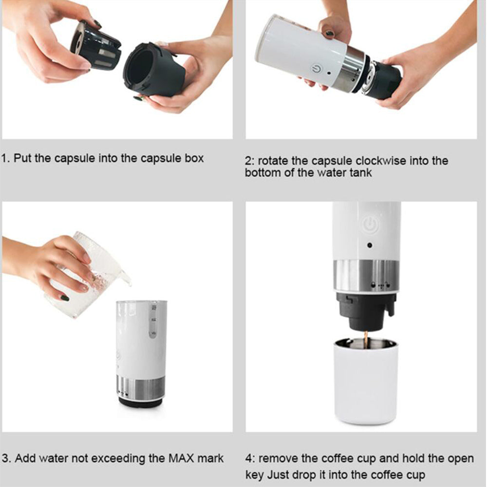 Portable Espresso Coffee Maker Machine