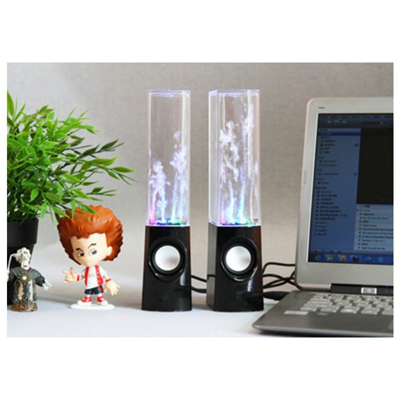 Wireless Dancing LED Light Fountain Stereo Party Speakers