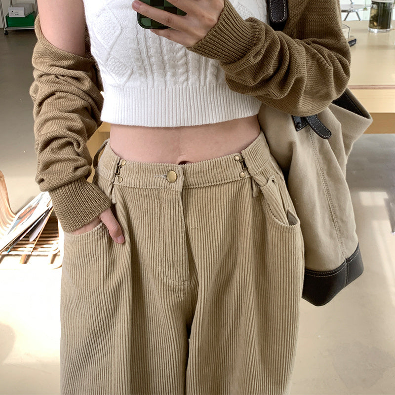 Plush Perfection Wide Leg High Waist Pants