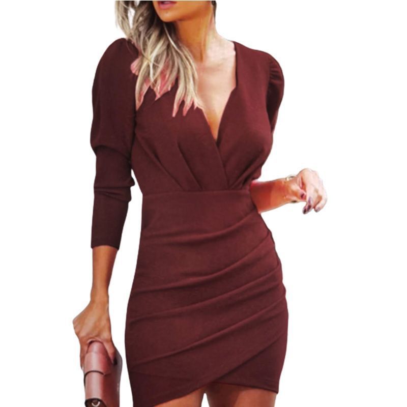 Hug- Me Dress with Long Sleeve