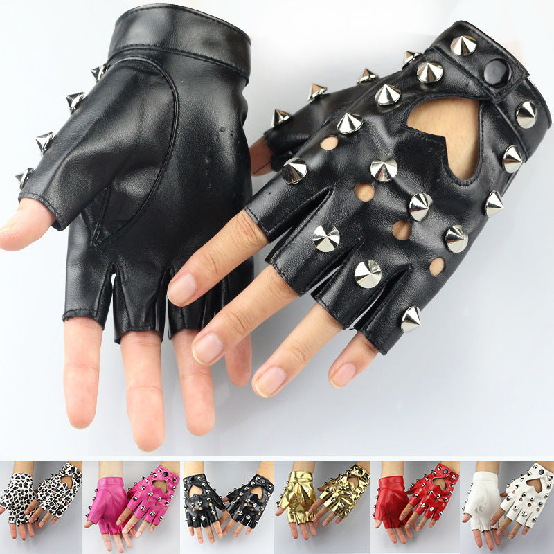 Punk Fingerless Athletic Gloves