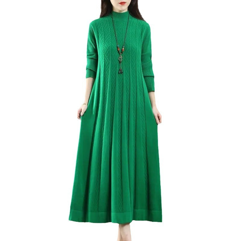 Everyday Essential Pleated Sweater Dress