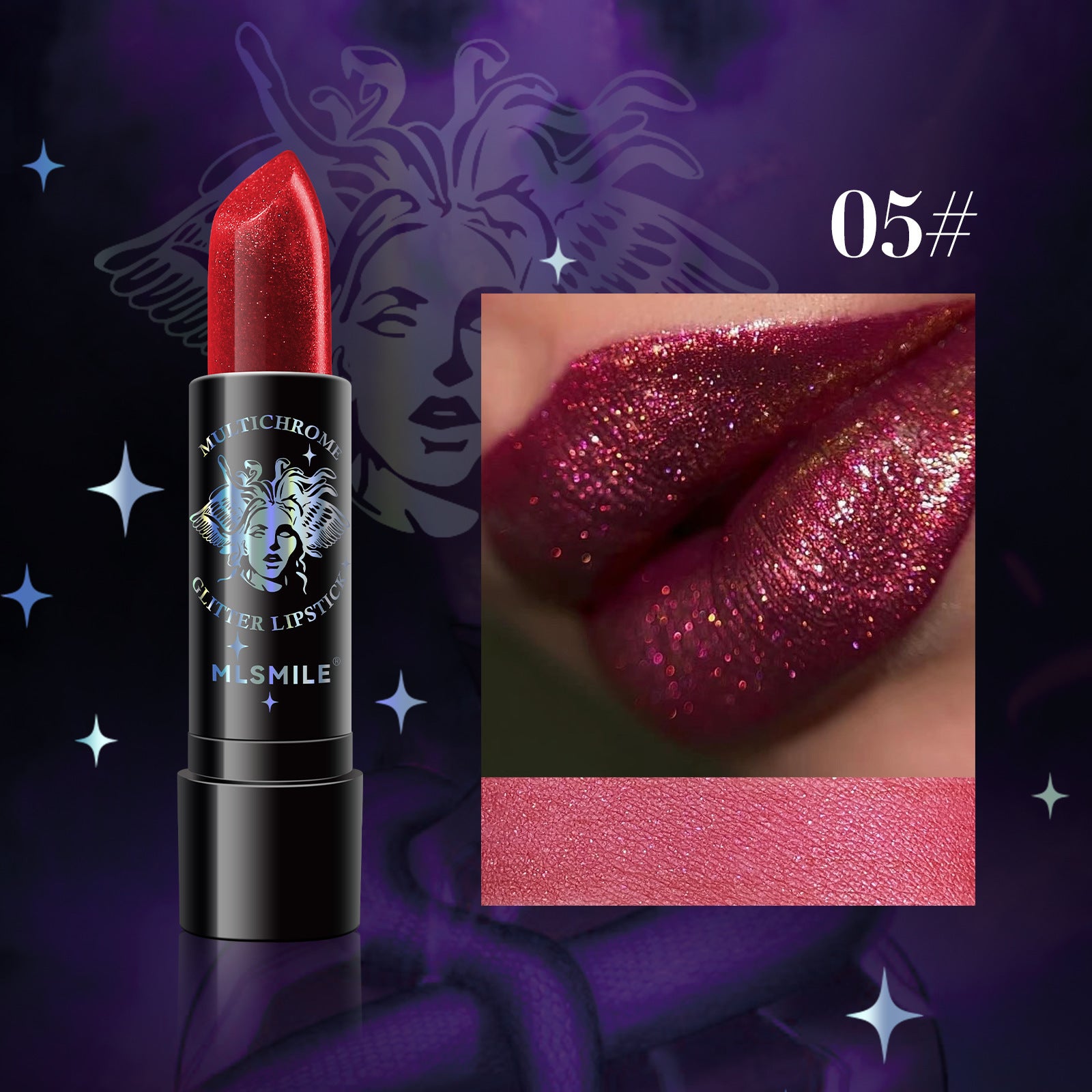 Pearl Sparkly Christmas Lipstick