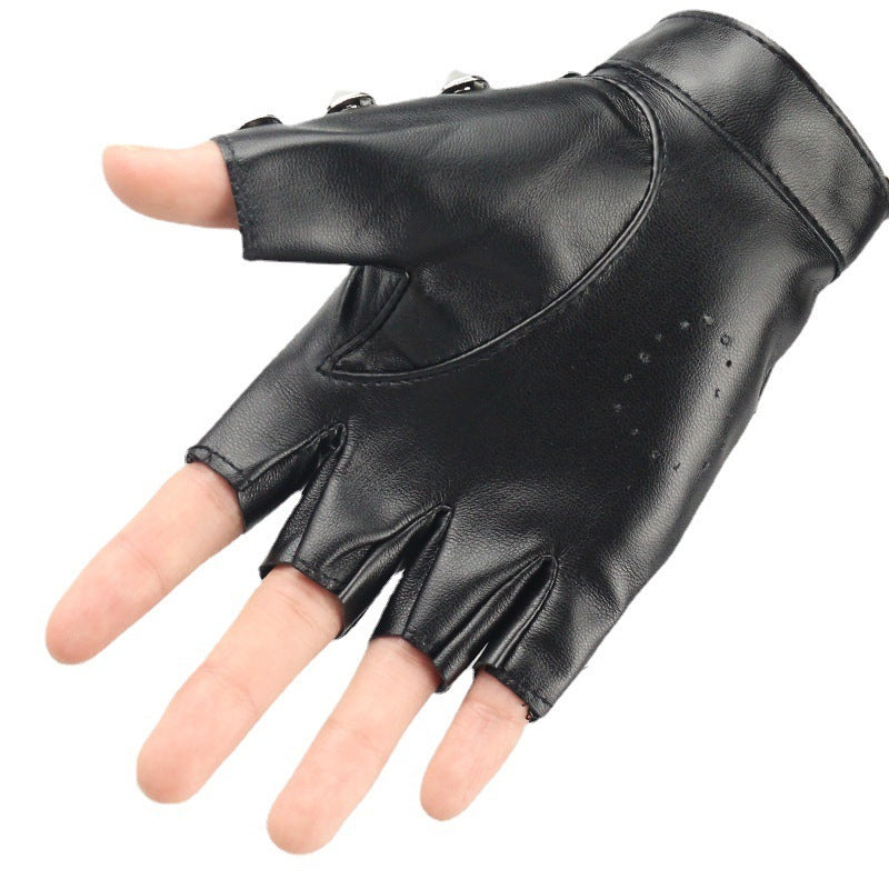 Punk Fingerless Athletic Gloves