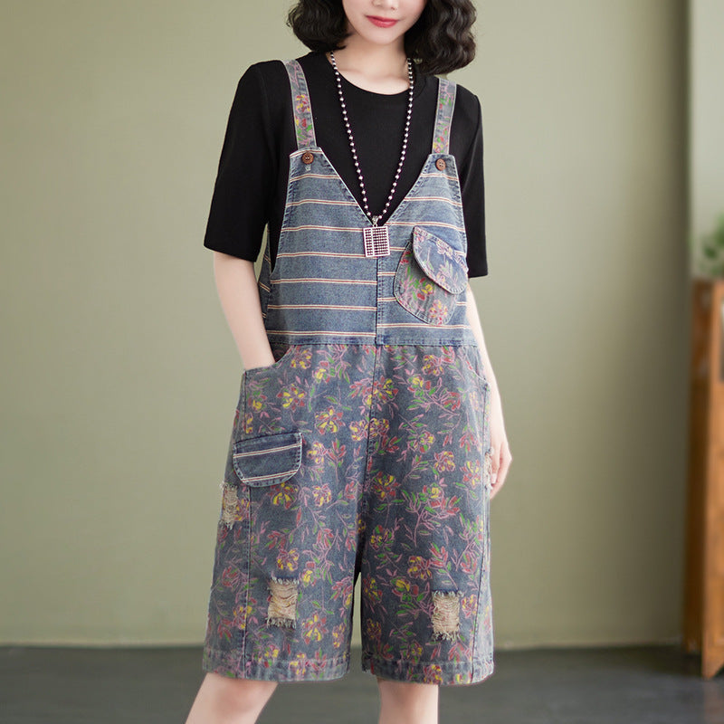 Oversized Chubby Loose And Slim Overalls