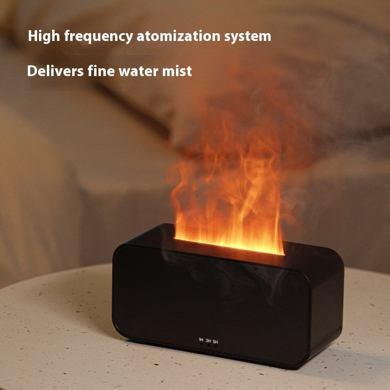 Portable Intriguing Flame Aromatherapy Machine Humidifier Diffuser