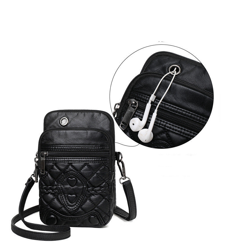 Fashionable Strapped Shoulder Mobile Phone Bag