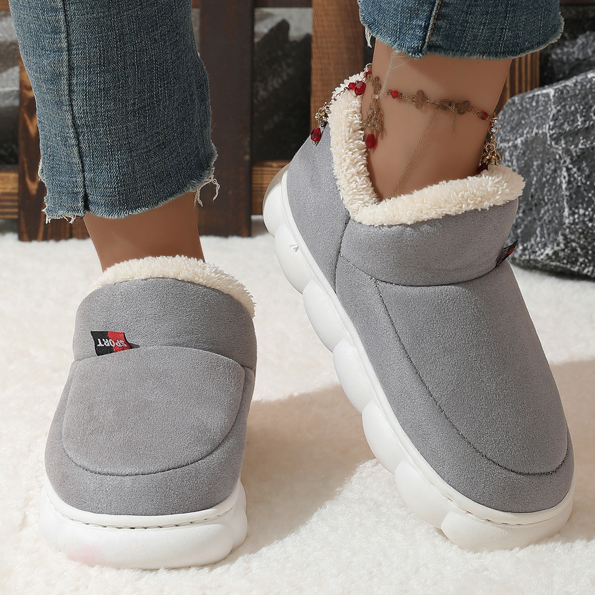 Winter Plush Warm Suede Shoes