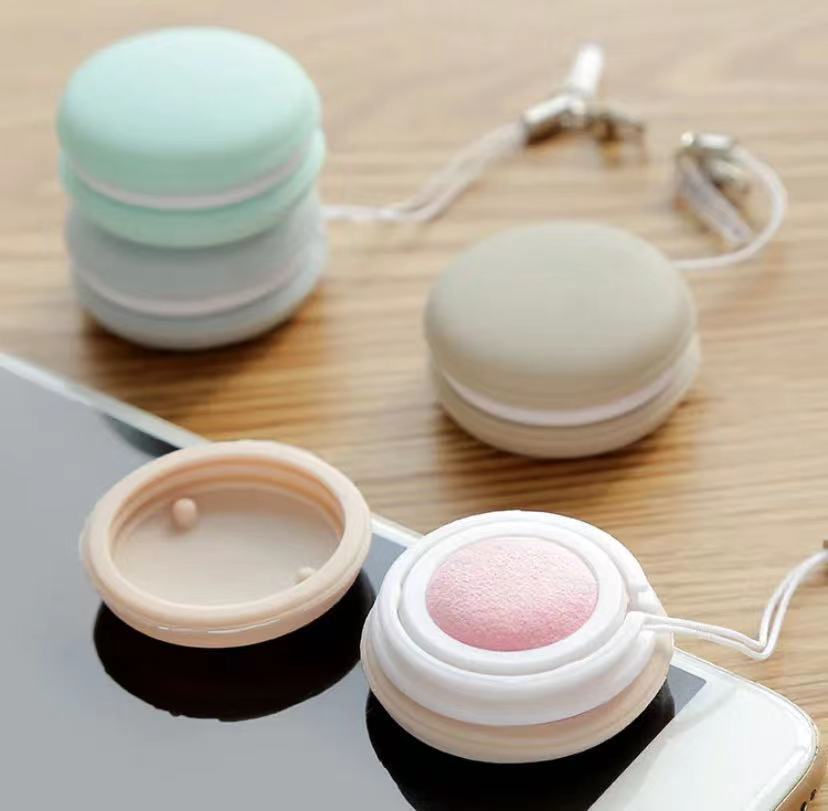 Macaron Shape Screen Glasses Lens Cleaner Keychain