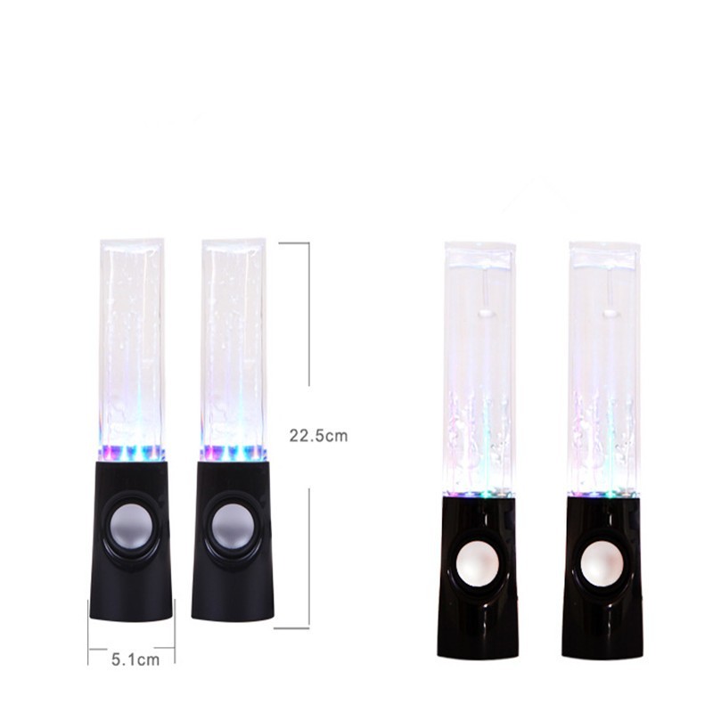 Wireless Dancing LED Light Fountain Stereo Party Speakers