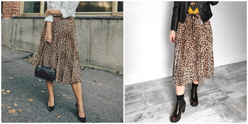 Wardrobe Staple Leopard Print Maxi Skirt