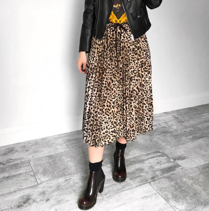 Wardrobe Staple Leopard Print Maxi Skirt