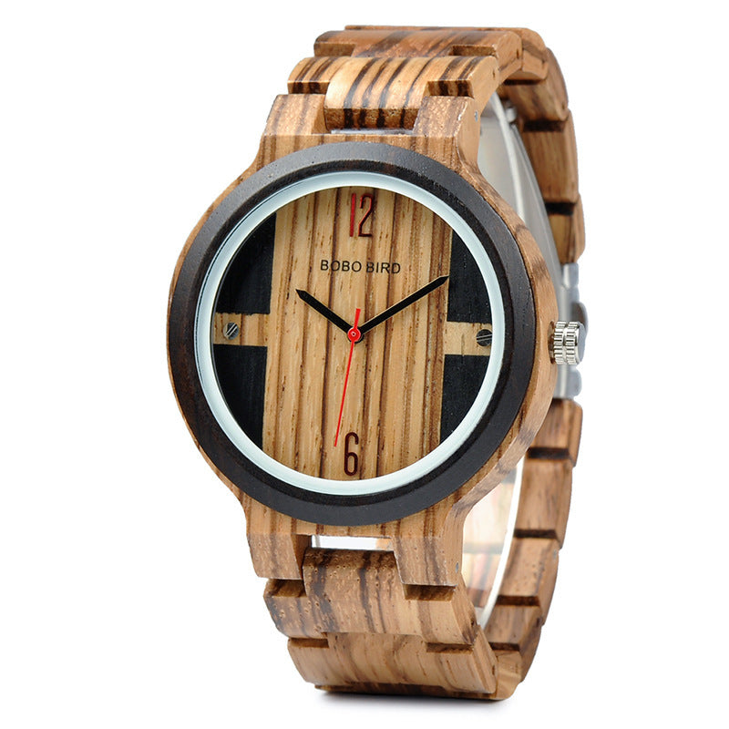 Unique Japanese Style Wooden Quartz Watch