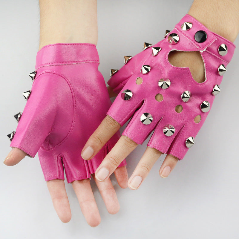 Punk Fingerless Athletic Gloves