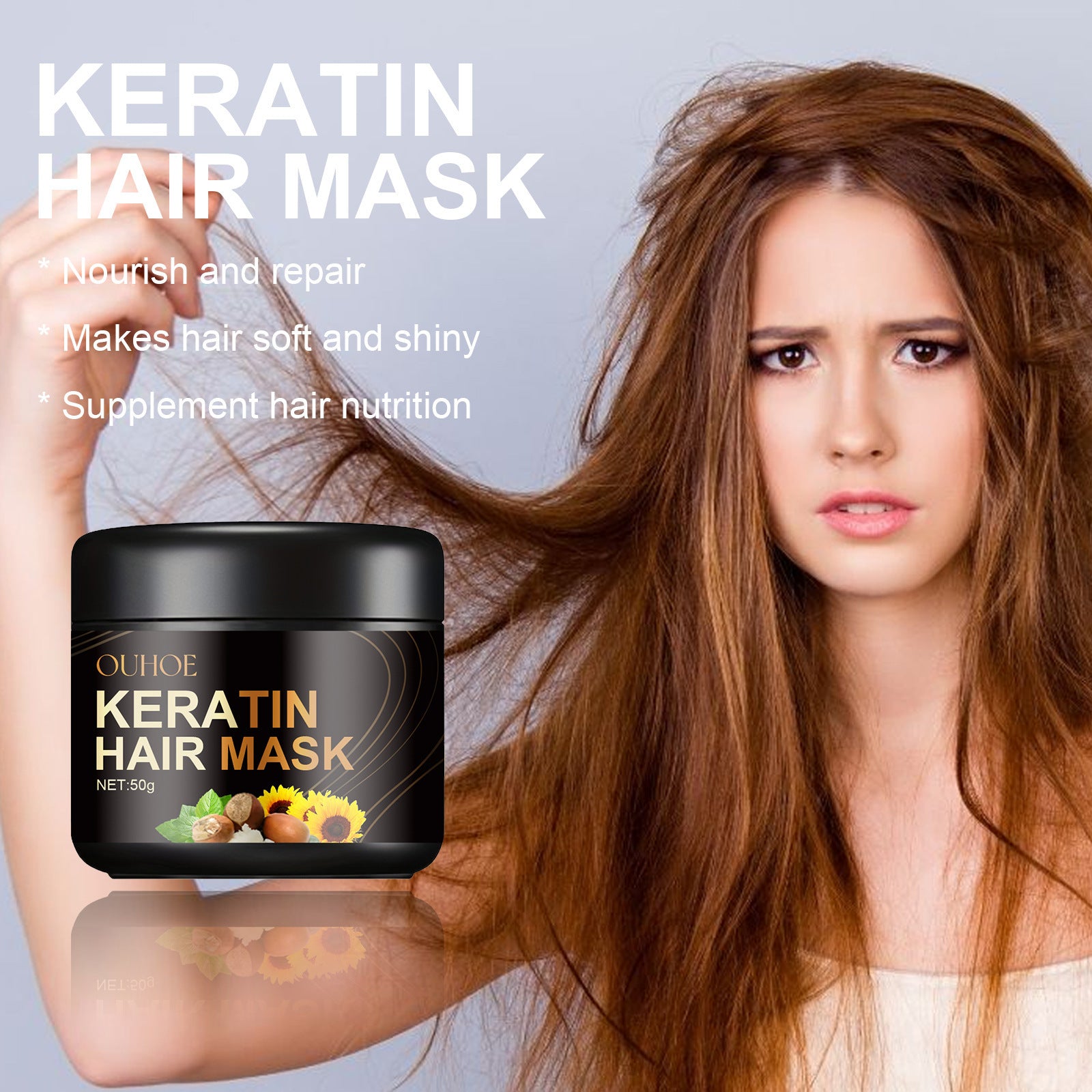 Deep Nourishing Hair Keratin Mask