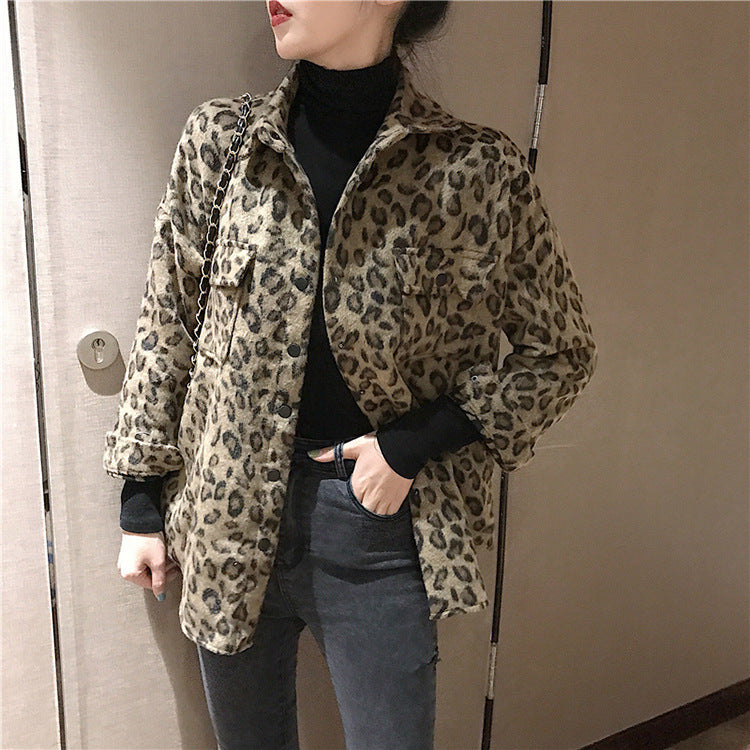 Voguish Looks Leopard Jacket