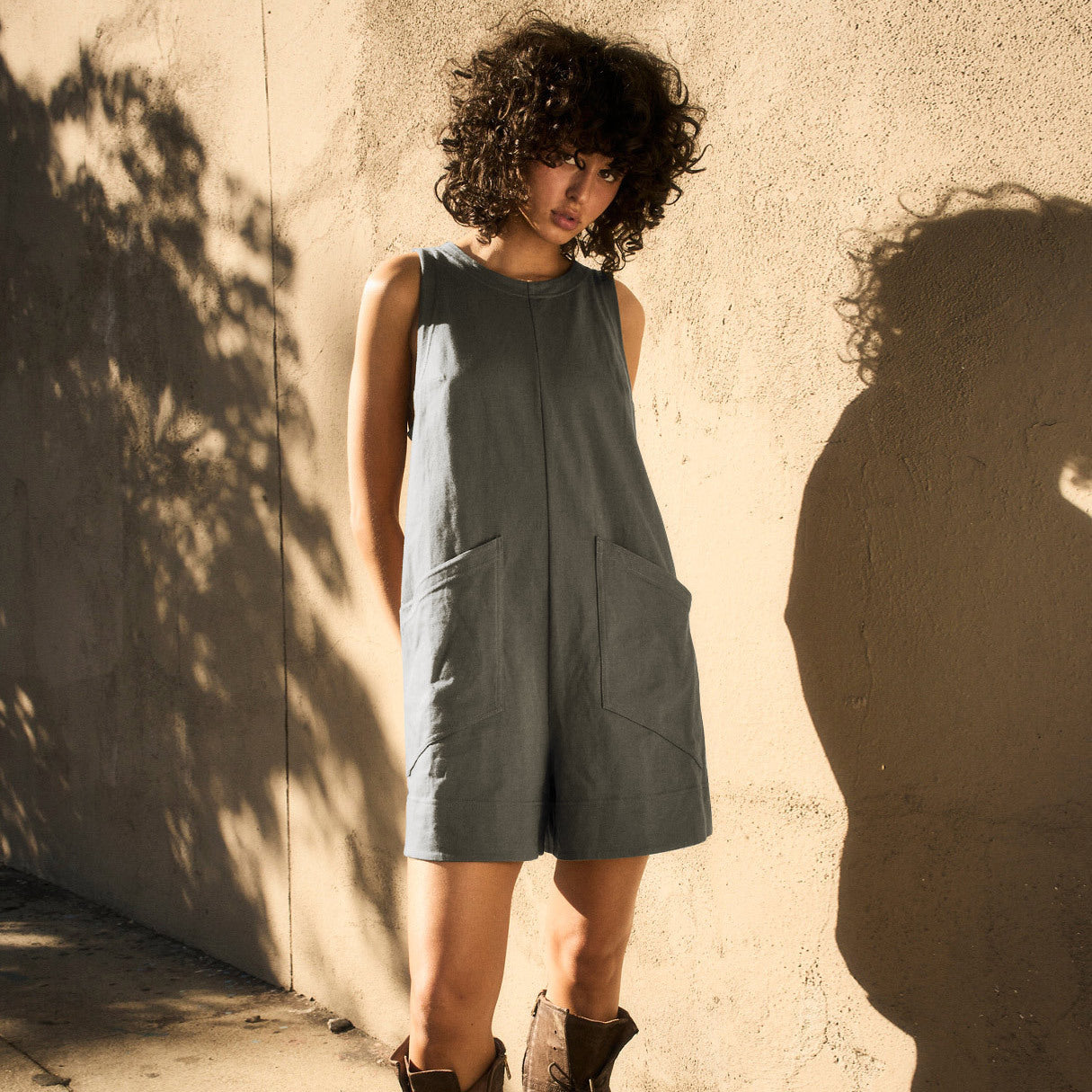 Summer Adventure Jumpsuit  w/  Pockets, Straight Cargo Shorts, Overall Pants