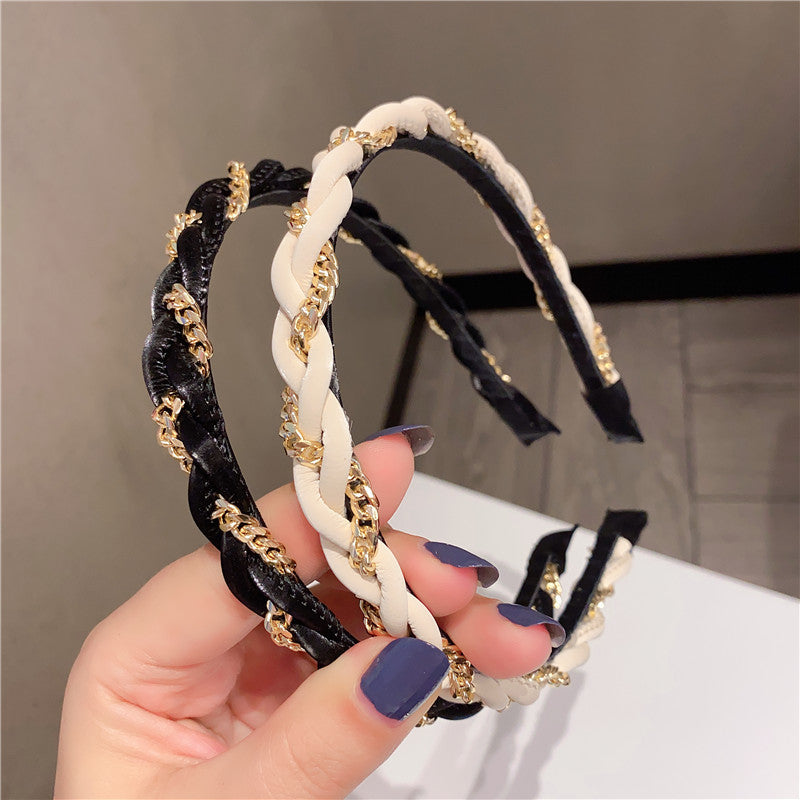 Braided Chain Decoration Fashion Headband