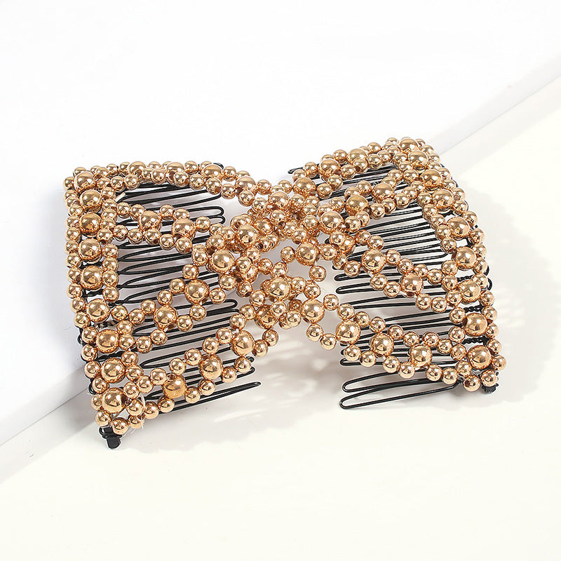 Variety Hair Comb Pearl Bow Hairpin