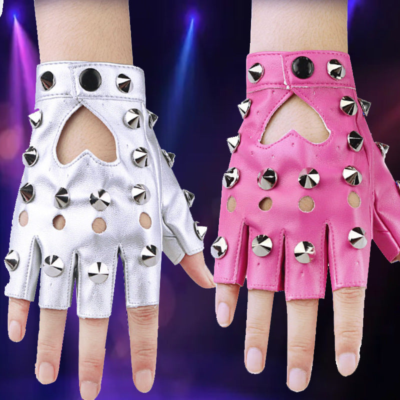 Punk Fingerless Athletic Gloves