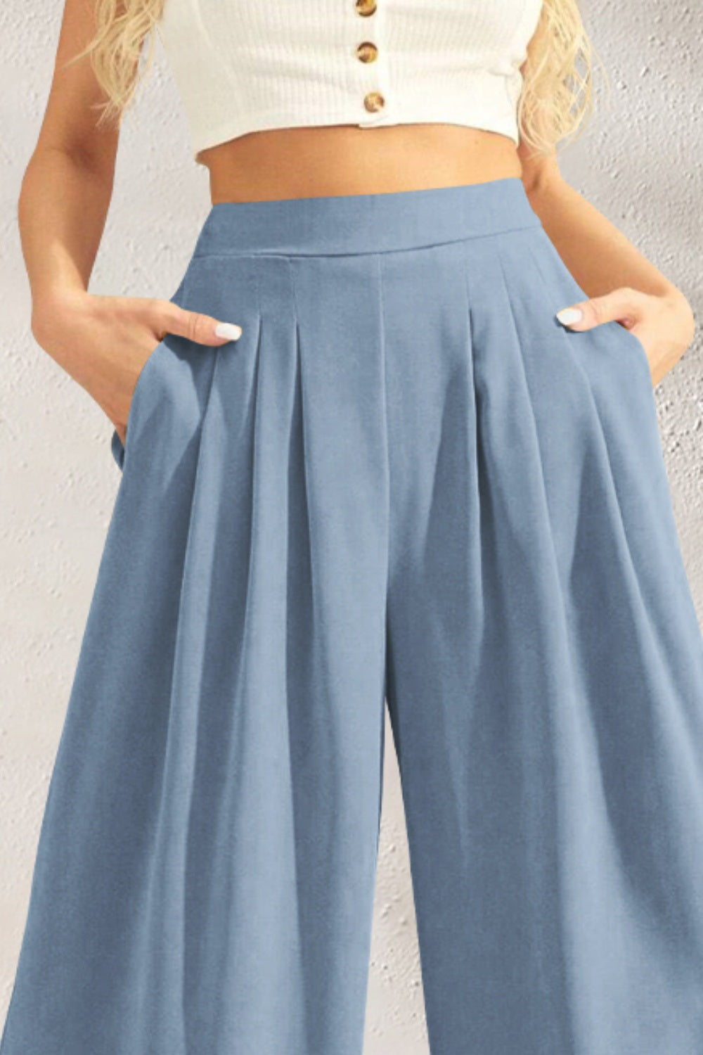 Boho High Waist Wide Leg Pants