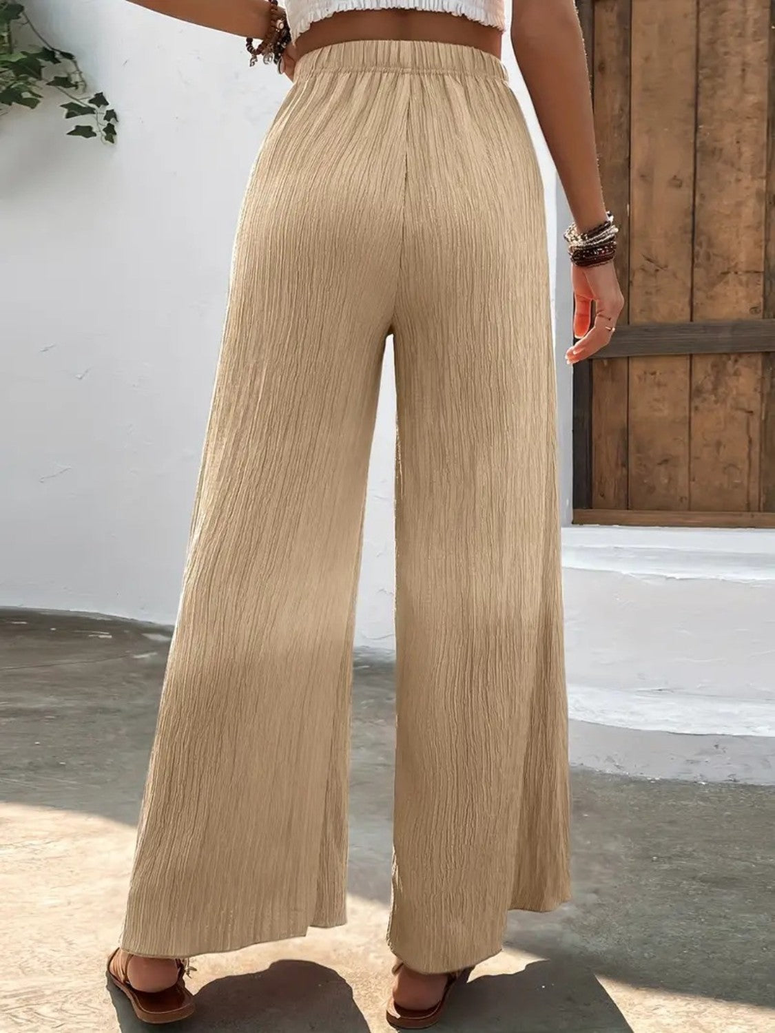 Modern Full Size High Waist Wide Leg Pants