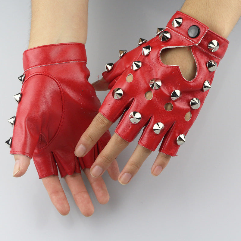 Punk Fingerless Athletic Gloves