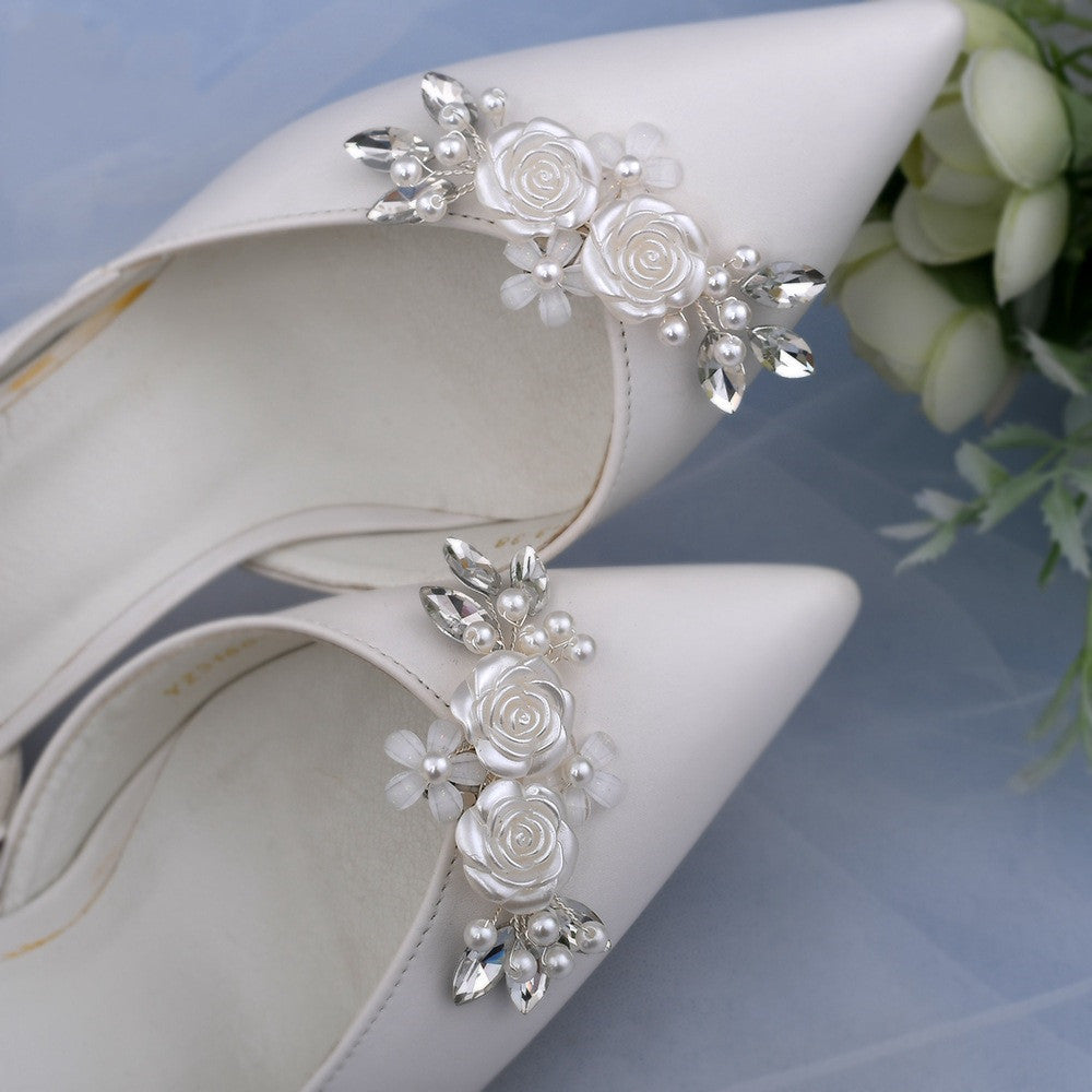 High Heels Clip-on Shoe Flower Jewelry