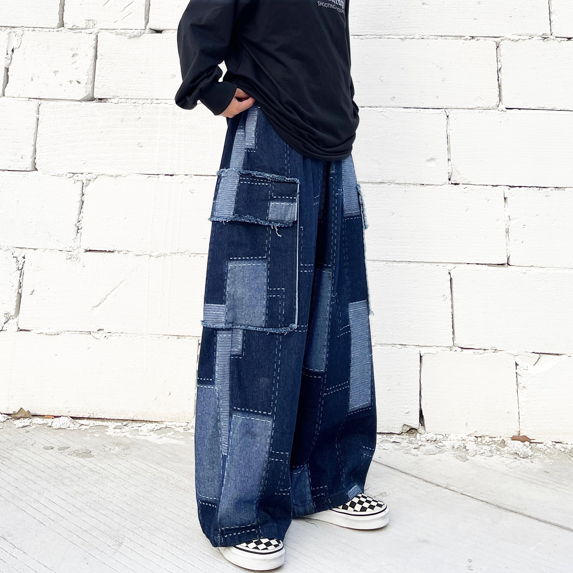 Vintage Loose Wide Leg Pants Town Jeans