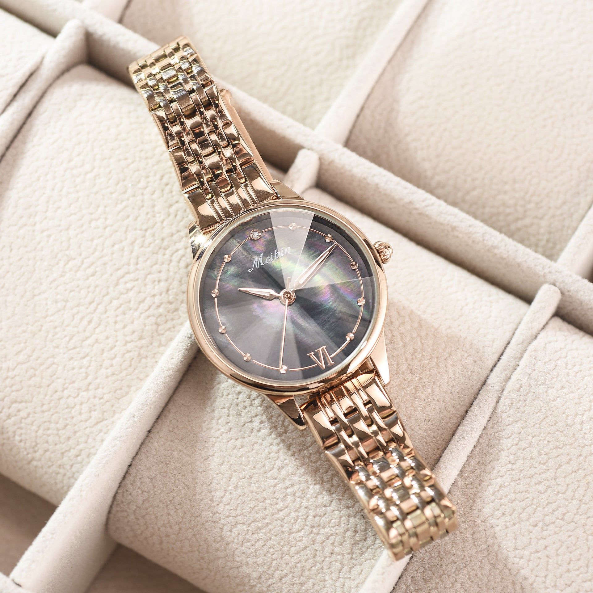 Quartz Diamond Geneva Bracelet Ladies Wrist Watch