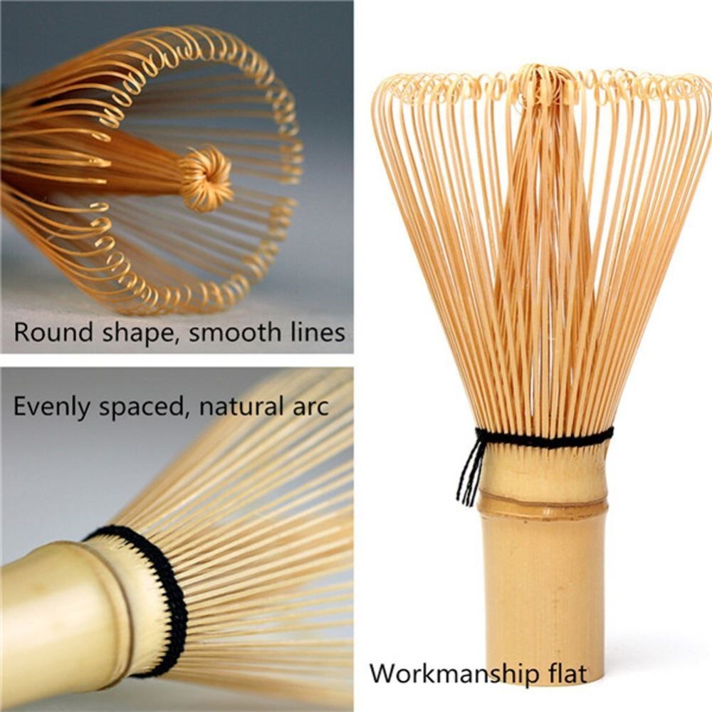 Traditional Tea Powder Sweeping Bamboo Whisk Brush