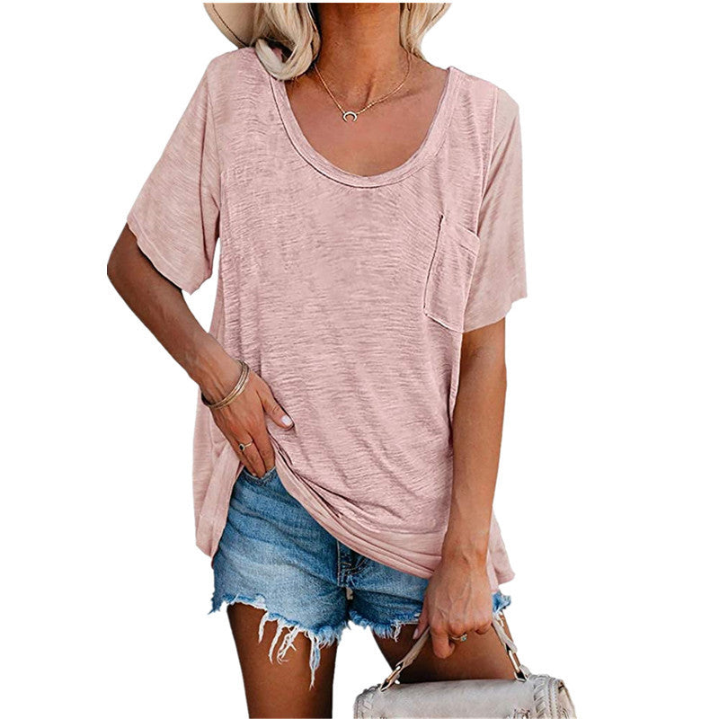 Loose Fit Casual Short-Sleeved T-Shirt