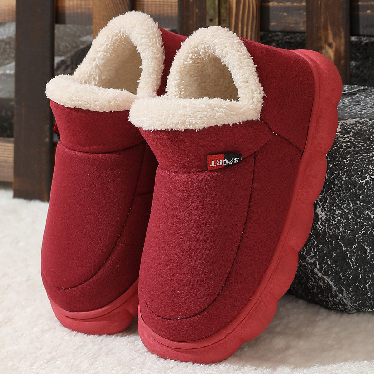 Winter Plush Warm Suede Shoes