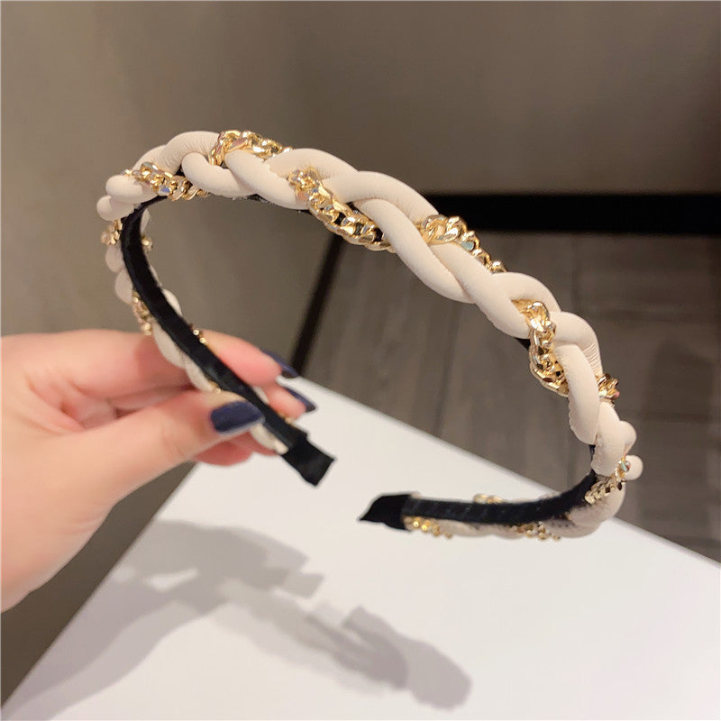 Braided Chain Decoration Fashion Headband