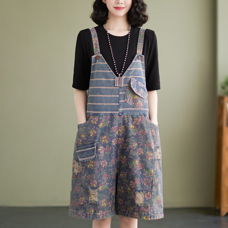 Oversized Chubby Loose And Slim Overalls