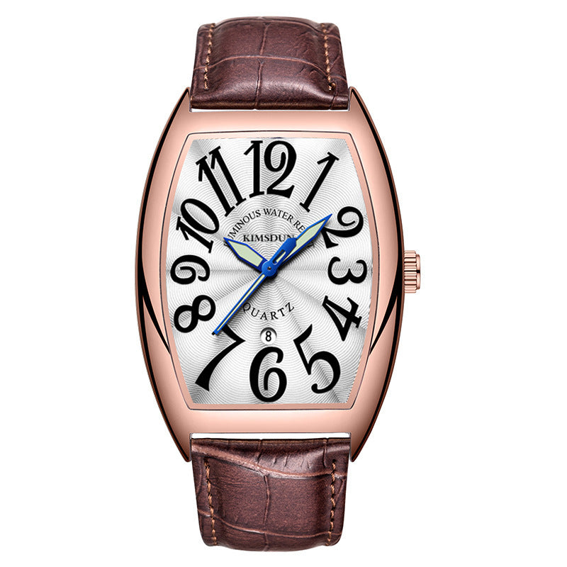 Men's Retro Luminous Watch with Date