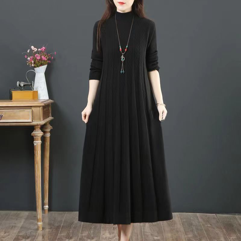 Everyday Essential Pleated Sweater Dress