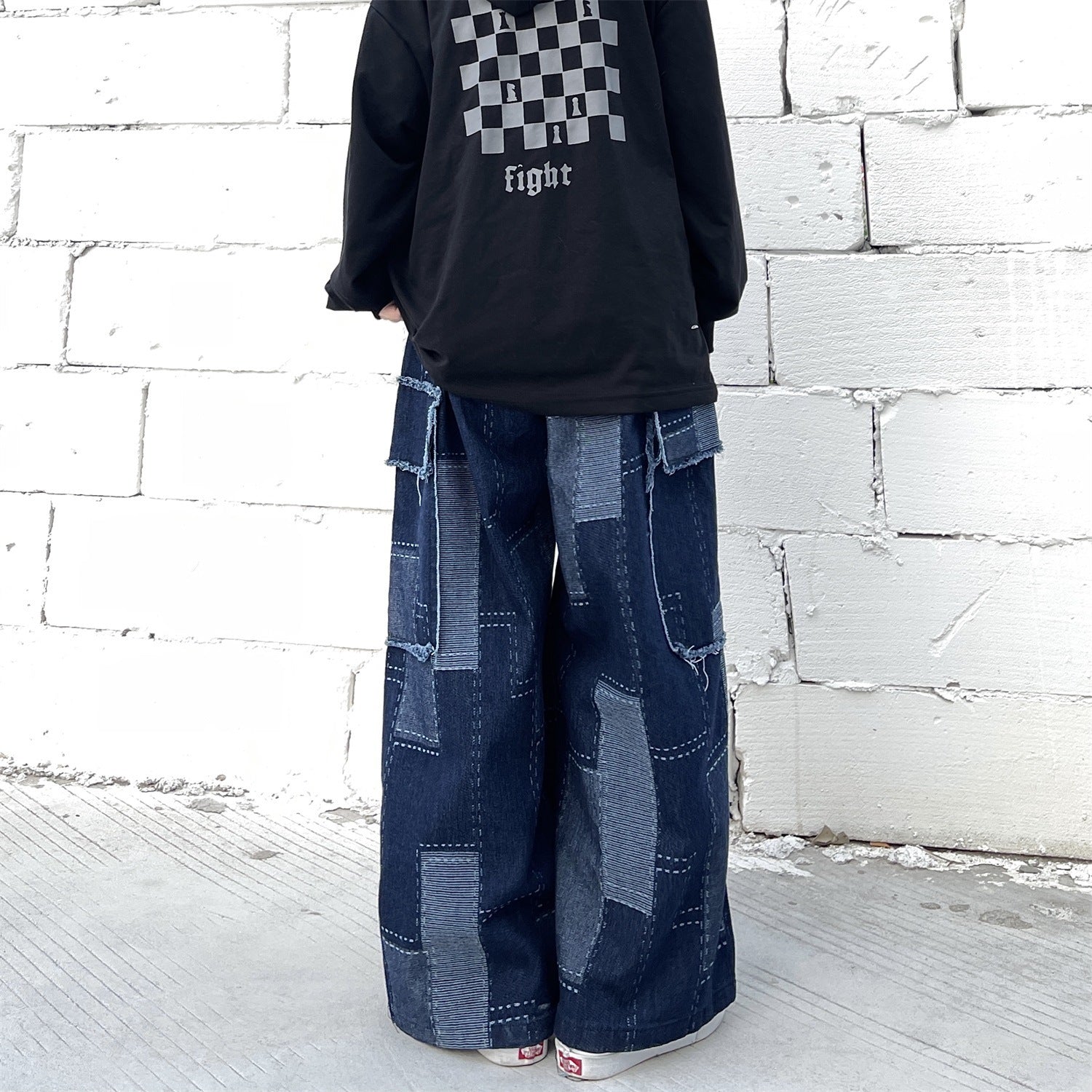 Vintage Loose Wide Leg Pants Town Jeans