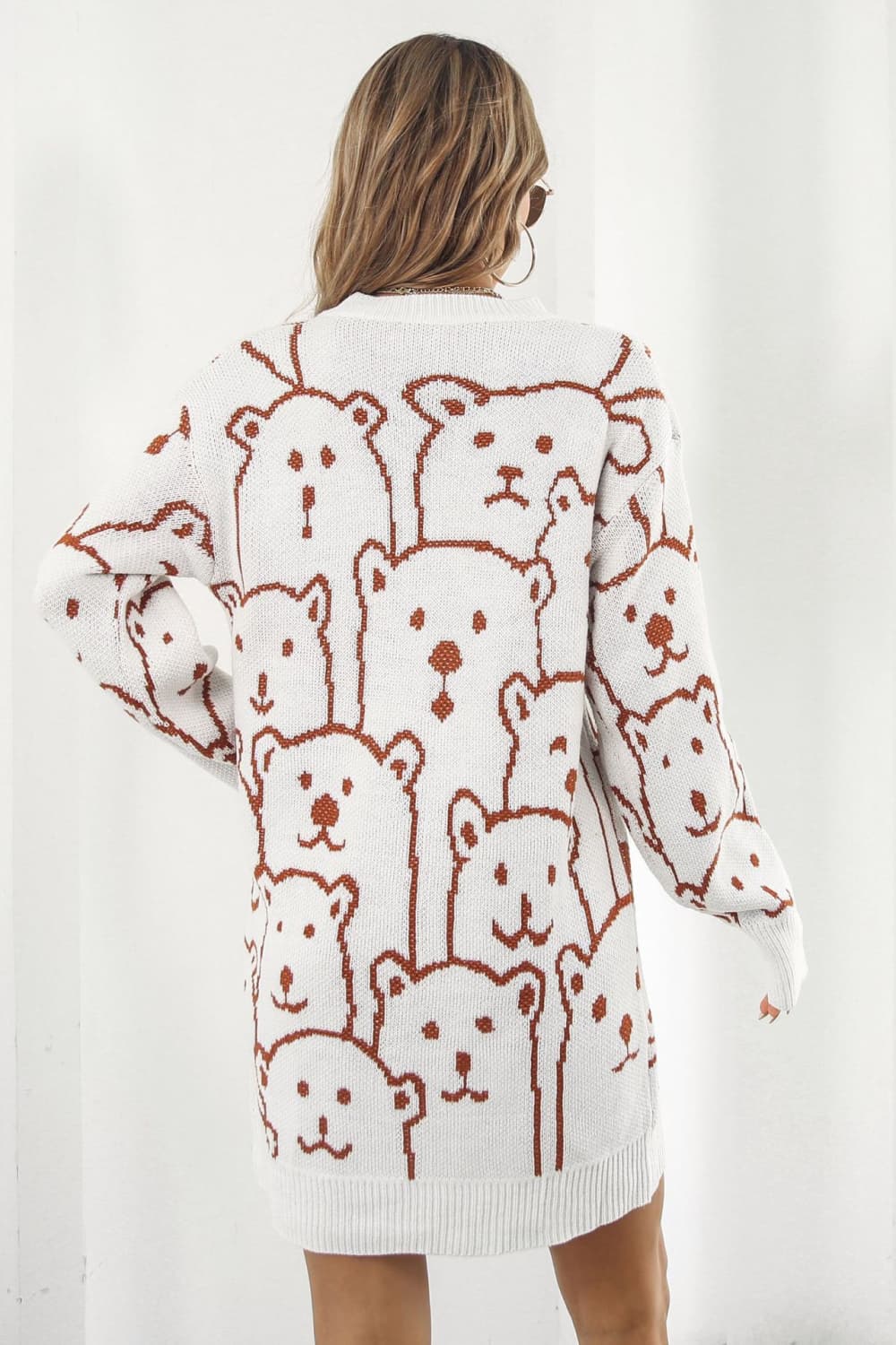 Sweet Bear Lady Sweater Dress