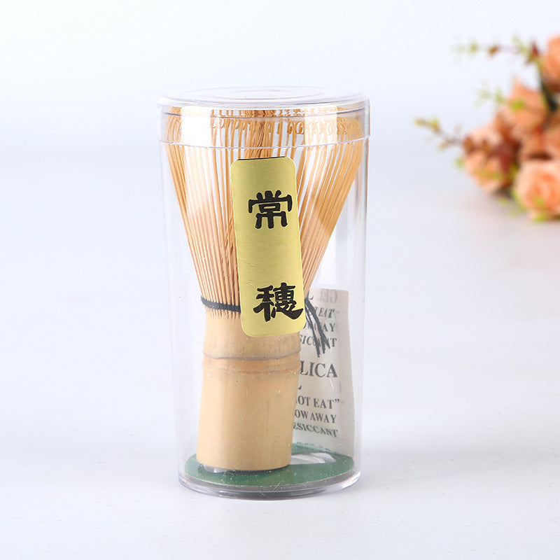 Traditional Tea Powder Sweeping Bamboo Whisk Brush