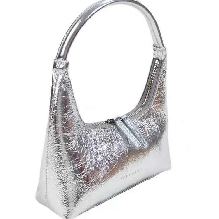 Premium Cowhide Leather High-End Underarm Bag