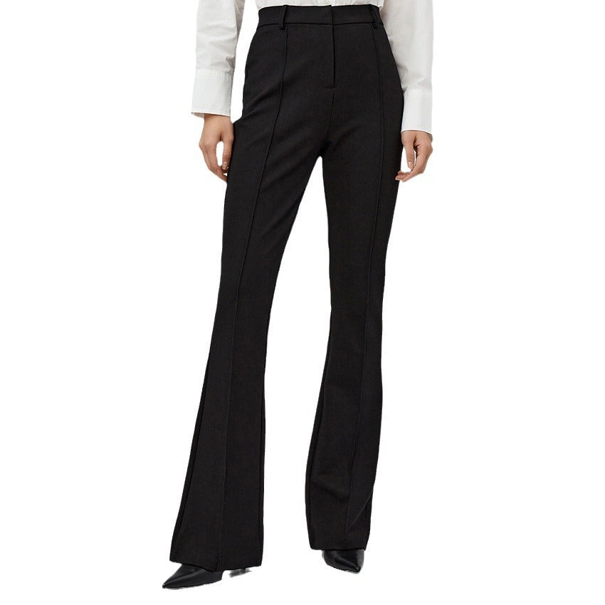 City Slacks Slim Fit Casual High Waist Pants