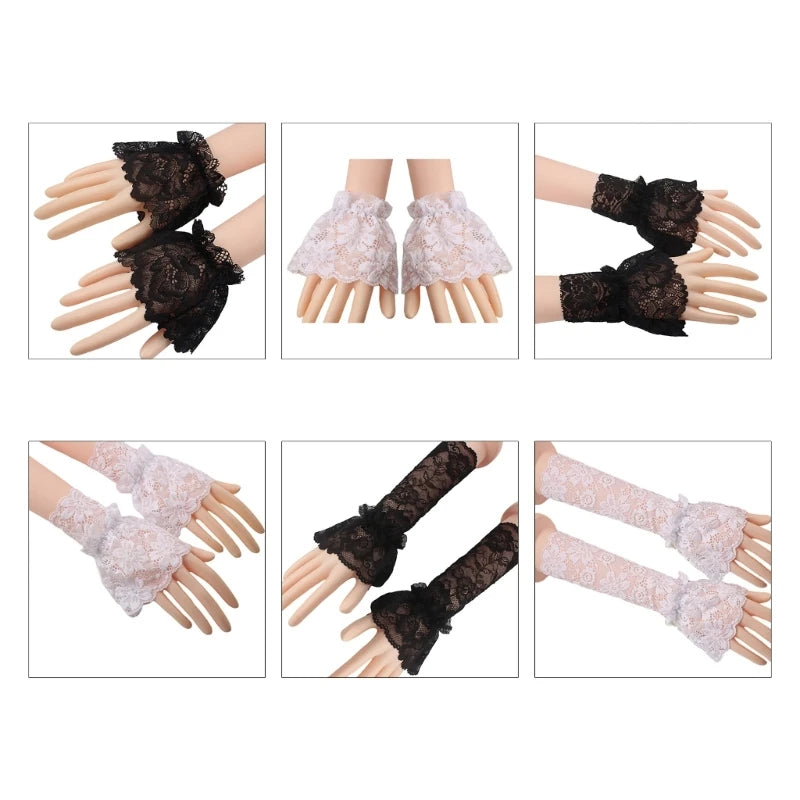 Versatile Lace Decorative  Sleeves