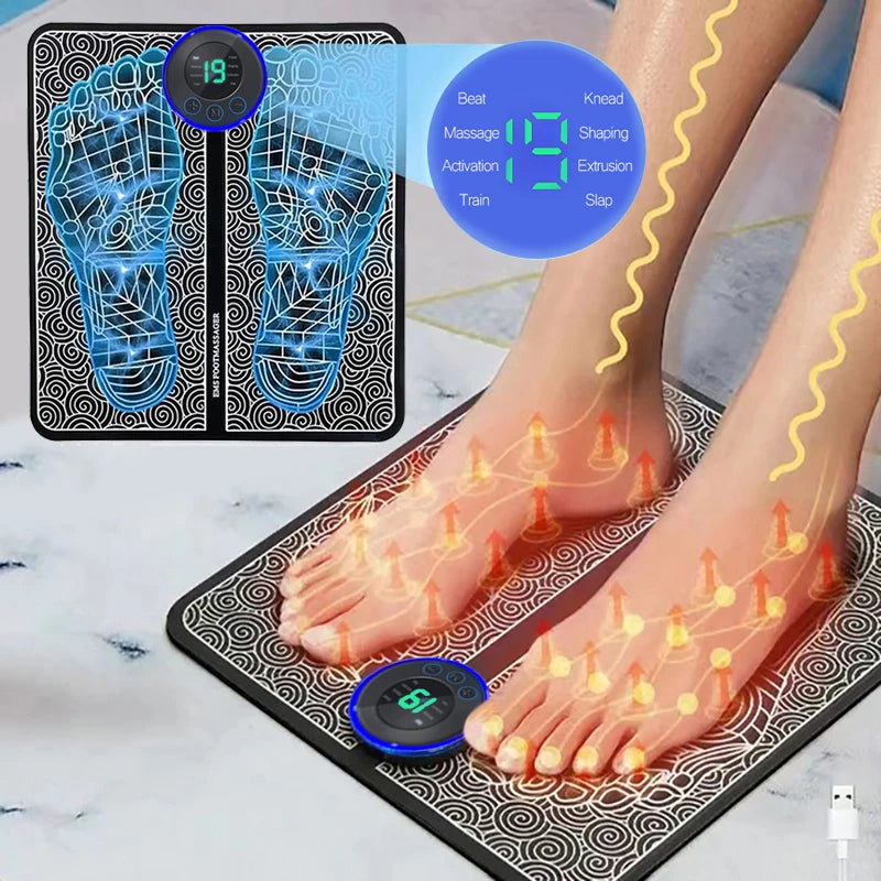 Portable Foot Pad Massage Combination Set