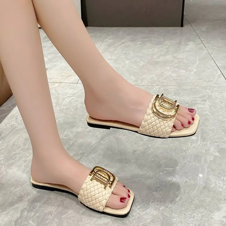 Luxury Design Open-toe Casual Flat Sandals